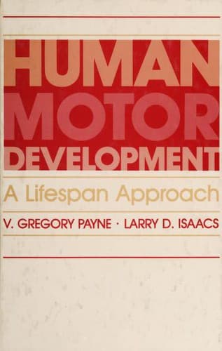Cover of Human motor development by V. Gregory Payne