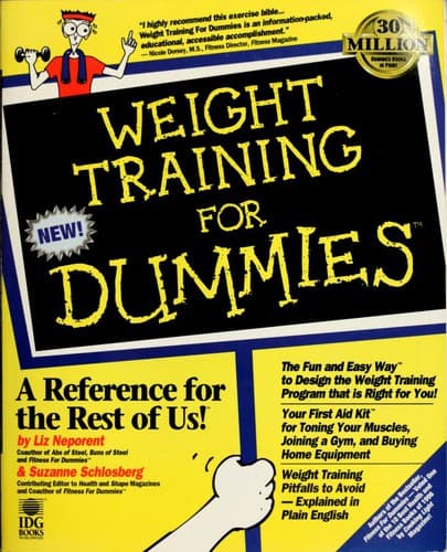 Cover of Weight training for dummies by Liz Neporent