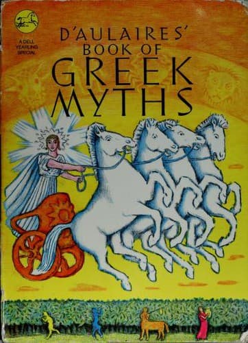 Cover of D'Aulaires' Book of Greek Myths by Ingri d'Aulaire