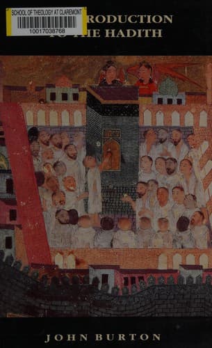 Cover of An introduction to the Ḥadīth by Burton, John