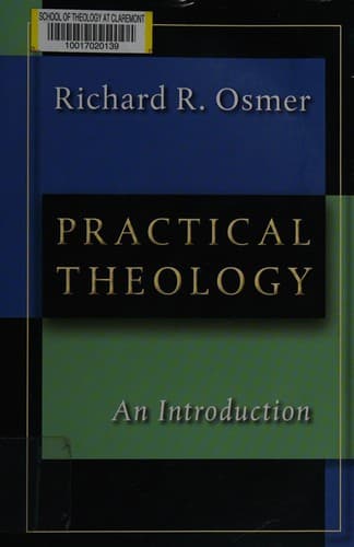 Cover of Practical theology by Richard Robert Osmer