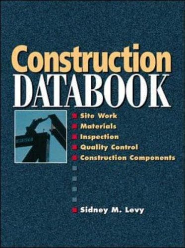 Cover of Construction databook by Sidney M. Levy
