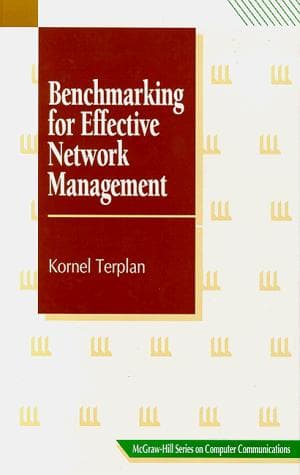 Cover of Benchmarking for effective network management by Kornel Terplan