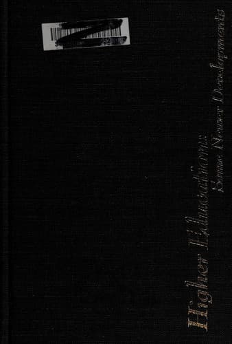 Cover of Higher education: some newer developments by Samuel Baskin