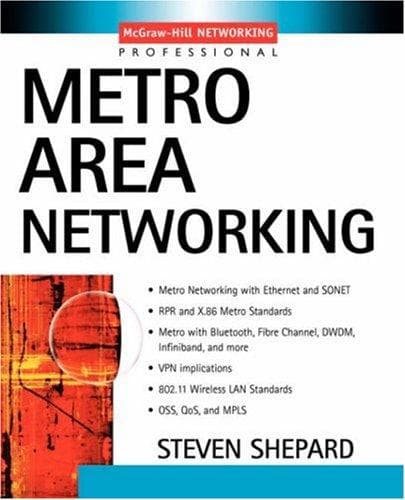 Cover of Metro area networking by Shepard, Steven