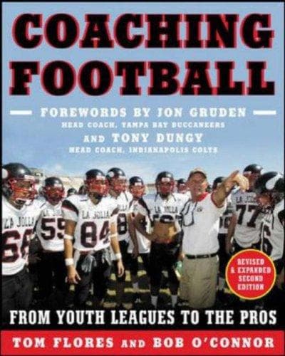 Cover of Coaching football by Tom Flores