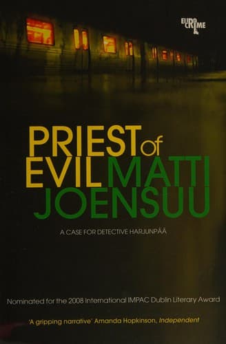 Cover of The priest of evil by Matti Yrjänä Joensuu