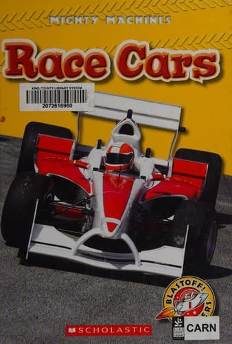 Cover of Race cars by Derek Zobel
