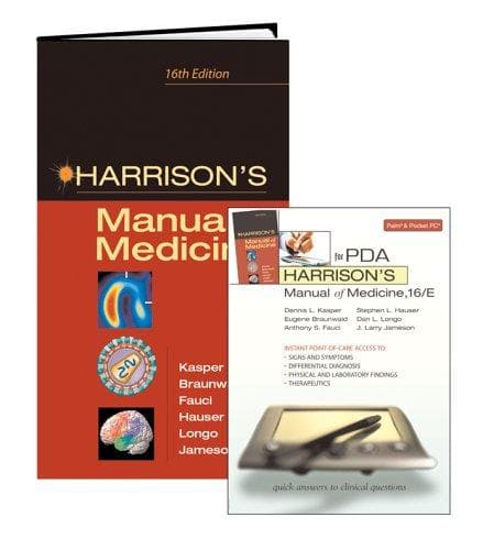 Cover of Harrison's Manual of Medicine by Eugene Braunwald