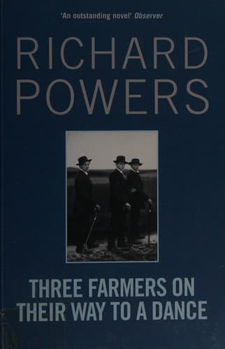 Cover of Three farmers on their way to a dance by Richard Powers