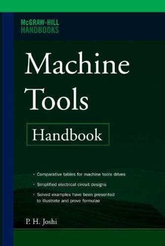 Cover of Machine Tools Handbook by P H Joshi
