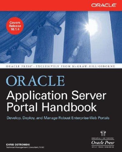 Cover of Oracle Application Server Portal Handbook by Chris Ostrowski