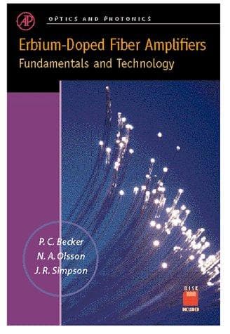 Cover of Erbium-doped fiber amplifiers by P. C. Becker