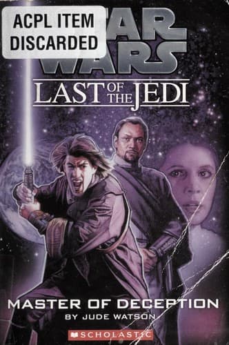Cover of Star Wars - Last of the Jedi - Master of Deception by Jude Watson