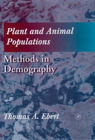 Cover of Plant & Animal Populations by Thomas A. Ebert