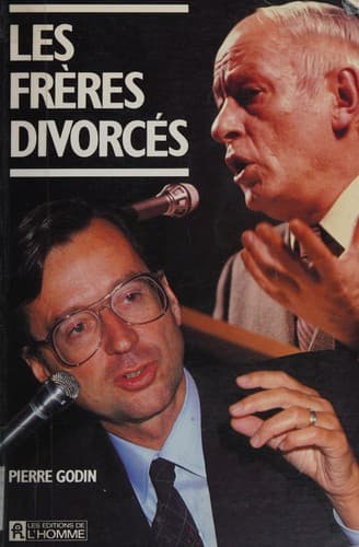 Cover of Les frères divorcés by Pierre Godin