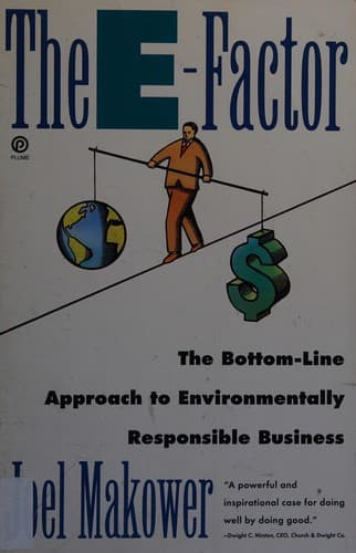 Cover of The E-factor by Joel Makower