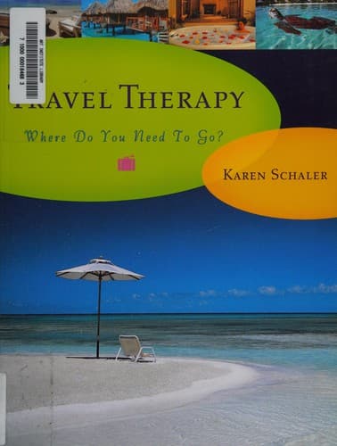 Cover of Travel therapy by Karen Schaler