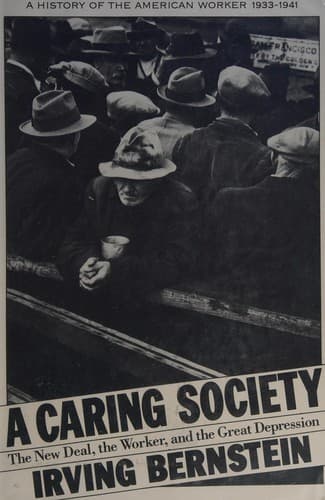 Cover of A caring society by Irving Bernstein