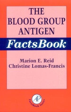 Cover of The blood group antigen factsbook by Marion E. Reid