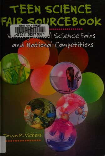 Cover of Teen science fair sourcebook by Tanya M. Vickers