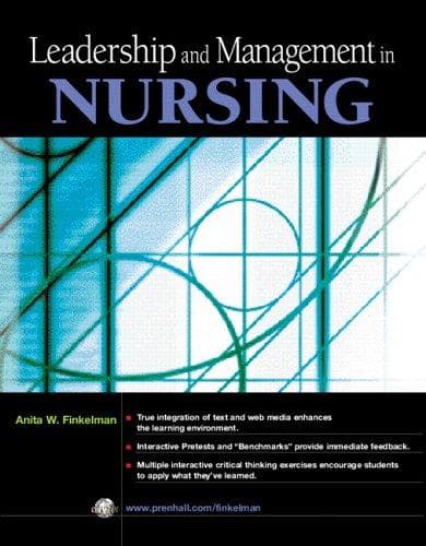 Cover of Leadership and management in nursing by Anita Ward Finkelman