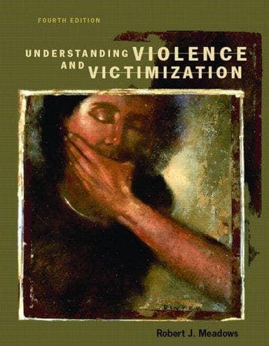Cover of Understanding violence and victimization by Robert J. Meadows