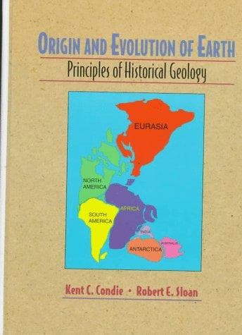 Cover of Origin and evolution of earth by Kent C. Condie