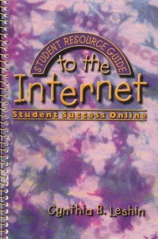 Cover of Student Resource Guide to the Internet by Cynthia B. Leshin