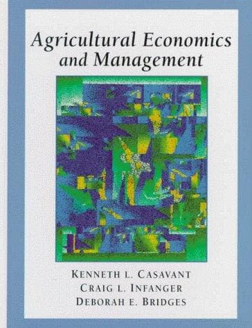 Cover of Agricultural economics and management by Ken Casavant