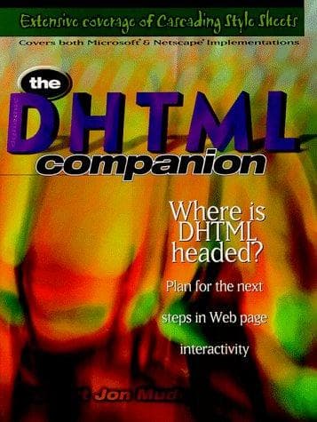 Cover of The DHTML companion by Robert Mudry