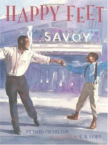 Cover of Happy feet by Richard Michelson