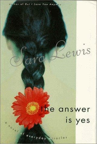Cover of The answer is yes by Sara Lewis
