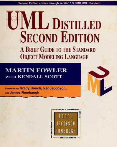 Cover of UML distilled by Martin Fowler