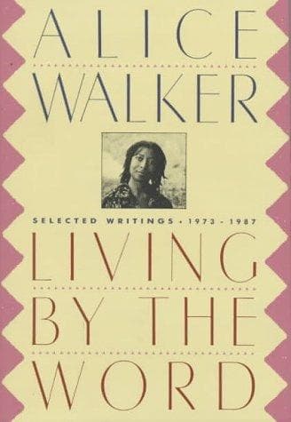 Cover of Living by the word by Alice Walker