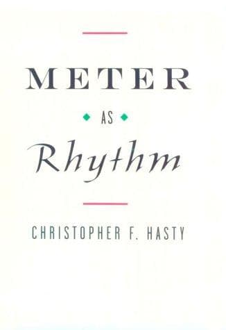 Cover of Meter as rhythm by Christopher Francis Hasty