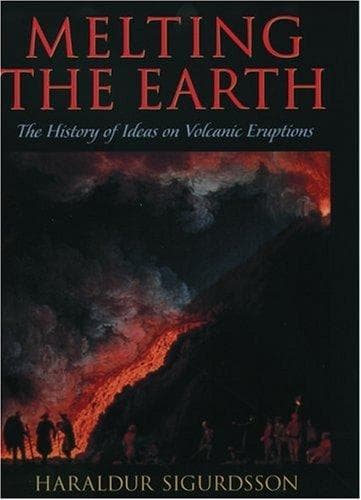 Cover of Melting the earth by Haraldur Sigurdsson