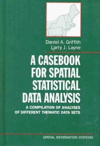 Cover of A casebook for spatial statistical data analysis by Daniel A. Griffith