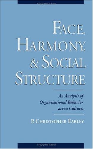Cover of Face, harmony, and social structure by P. Christopher Earley
