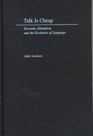 Cover of Talk is cheap by John Haiman