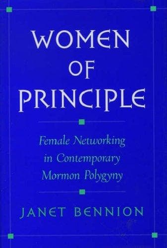 Cover of Women of principle by Janet Bennion