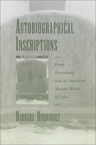 Cover of Autobiographical inscriptions by Barbara Rodriguez