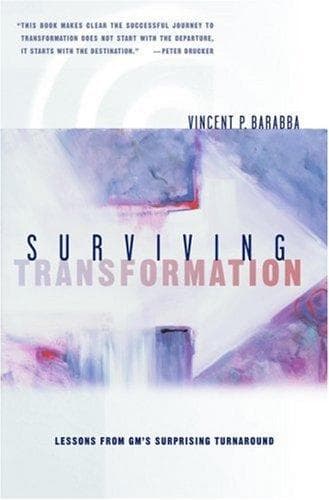 Cover of Surviving Transformation by Vincent P. Barabba