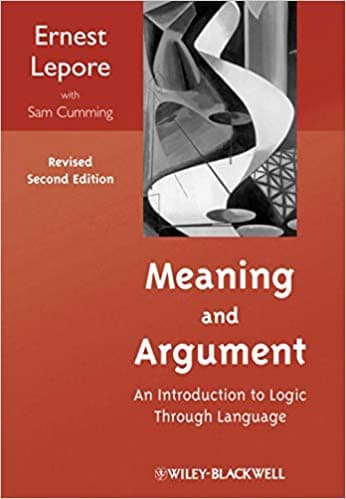 Cover of Meaning and argument by Ernest Lepore