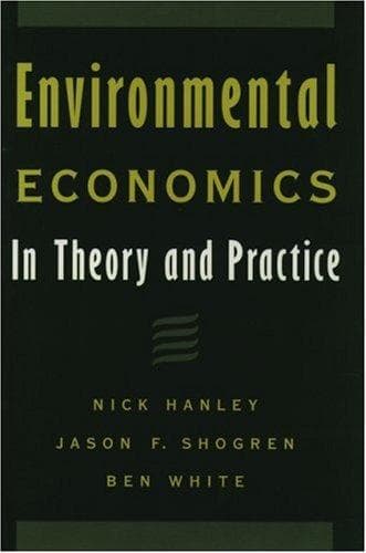 Cover of Environmental economics by Nick Hanley