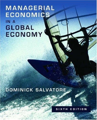 Cover of Managerial economics in a global economy by Dominick Salvatore