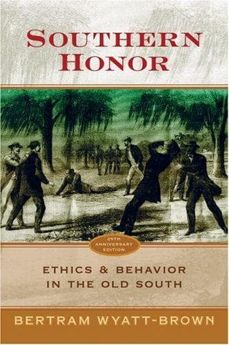 Cover of Southern Honor by Bertram Wyatt-Brown
