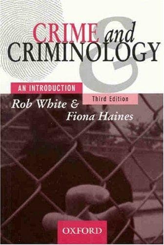 Cover of Crime and criminology by R. D. White