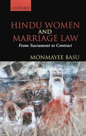 Cover of Hindu Women and Marriage Law by Monmayee Basu