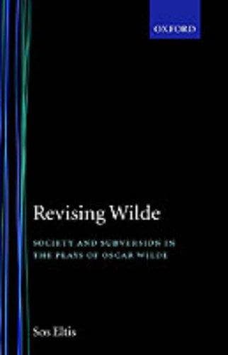 Cover of Revising Wilde by Sos Eltis